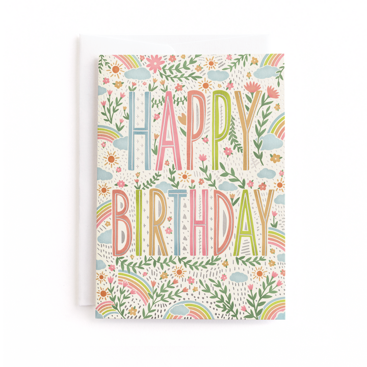 Rainbows + Sunshine Card