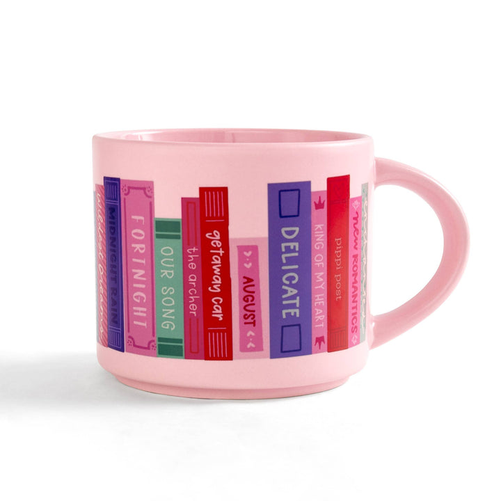Book Tour Bookshelf Ceramic Mug