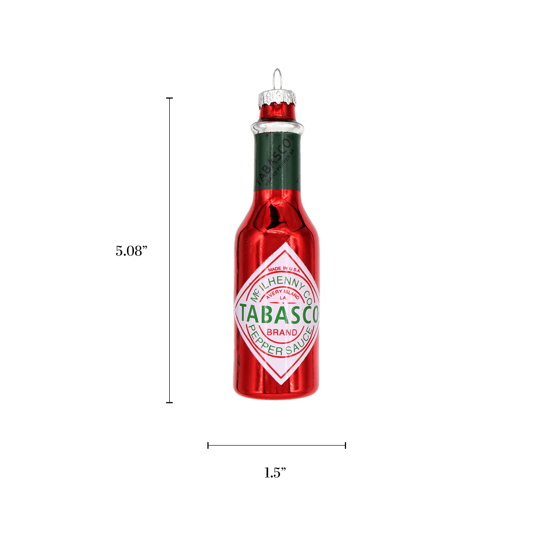 Hand Painted Tabasco Christmas Ornaments