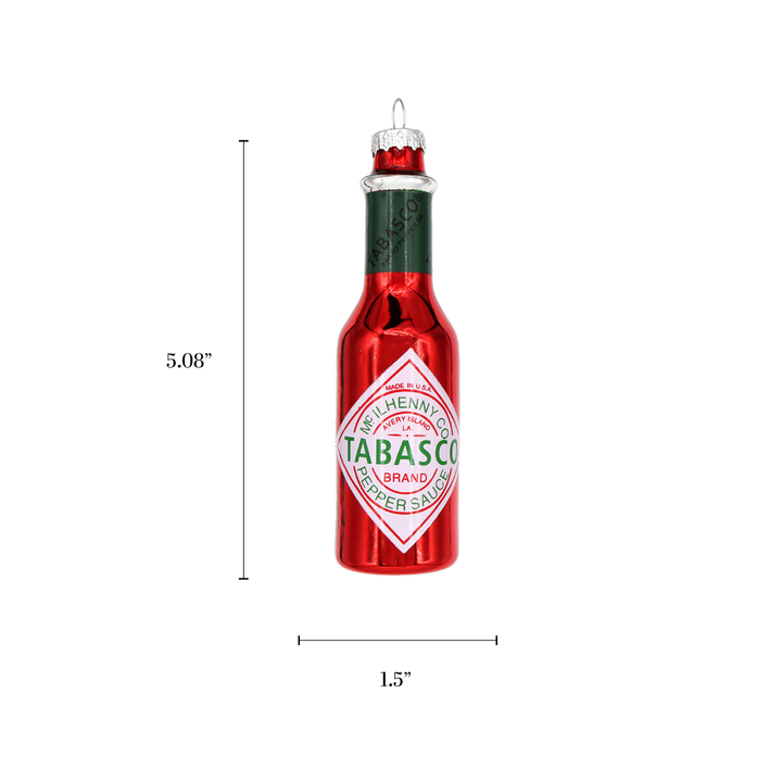Hand Painted Tabasco Christmas Ornaments