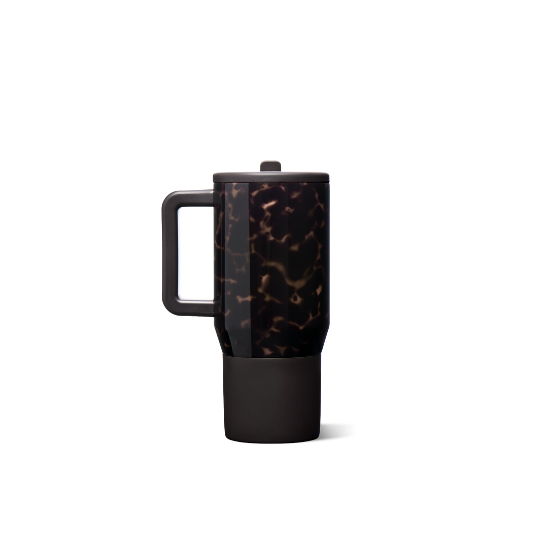 Mocha Tortoise Traveler Tumbler