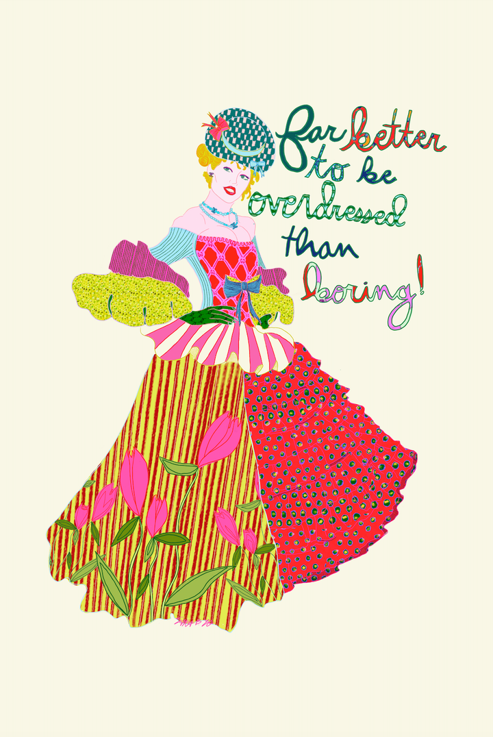 Overdressed Art Print: Small