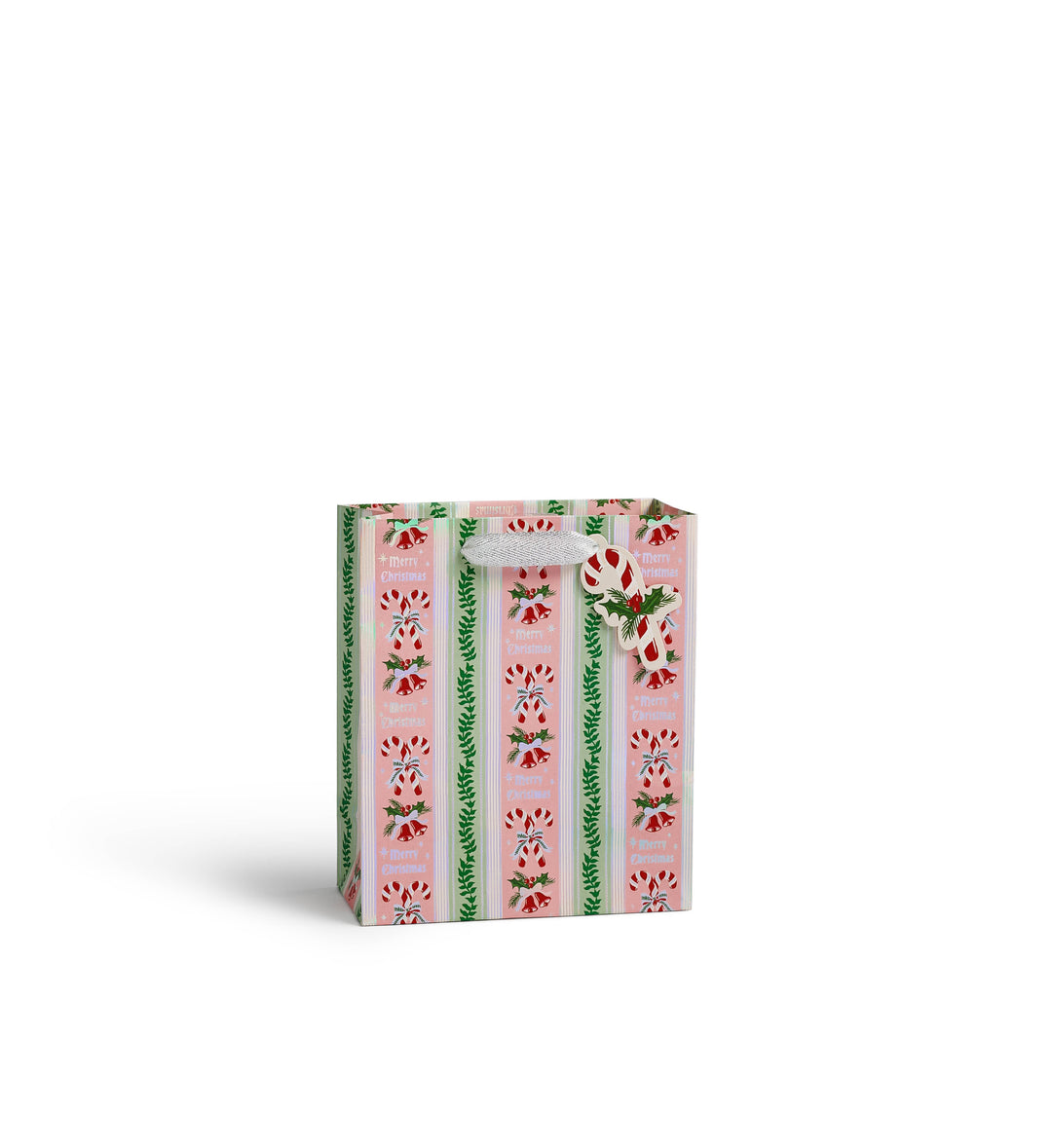 Candy Cane Stripe Gift Bag