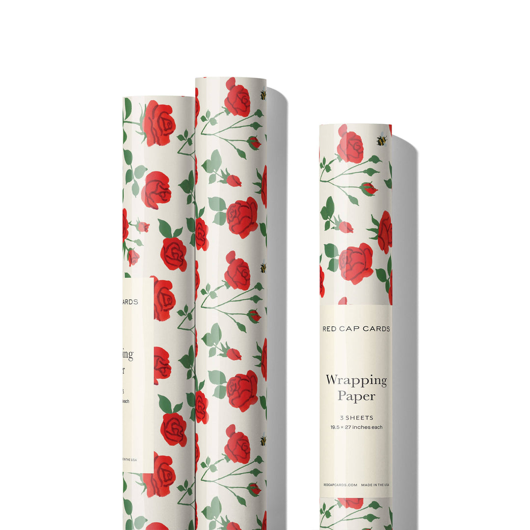 Blooming Roses Wrapping Paper