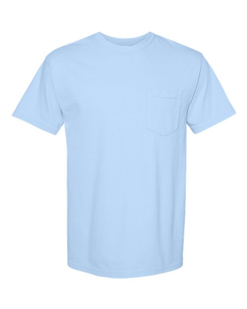 Hydrangea Comfort Colors Garment-Dyed Heavyweight Pocket T-Shirt