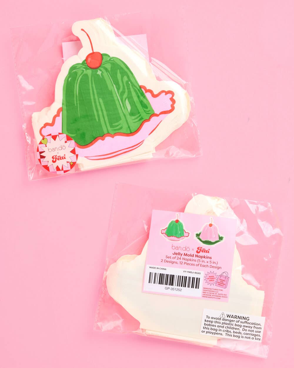 Jello Mold Napkins