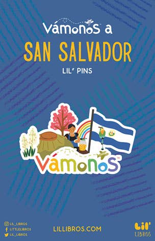 VÁMONOS San Salvador Enamel Pin