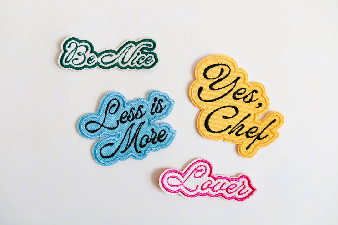 Less is More Iron On Patch