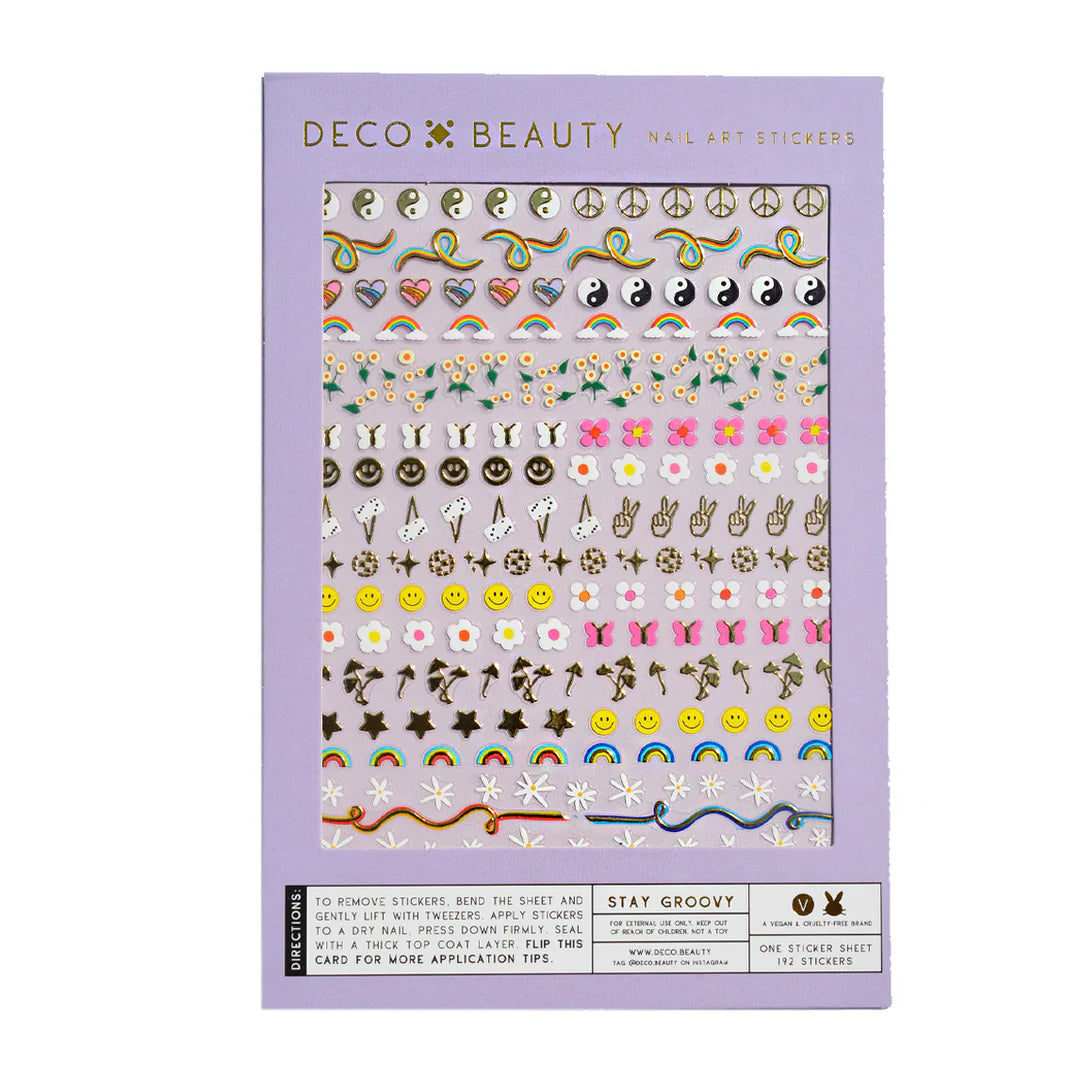 Stay Groovy Nail Art Stickers