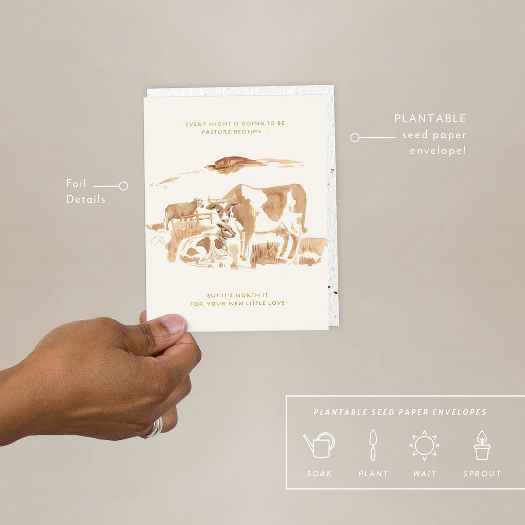 Pasture Bedtime Baby Card