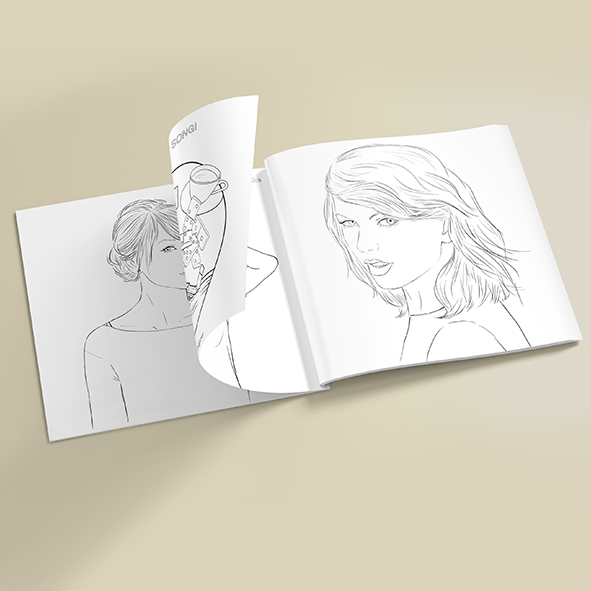 Taylor Swift Coloring book