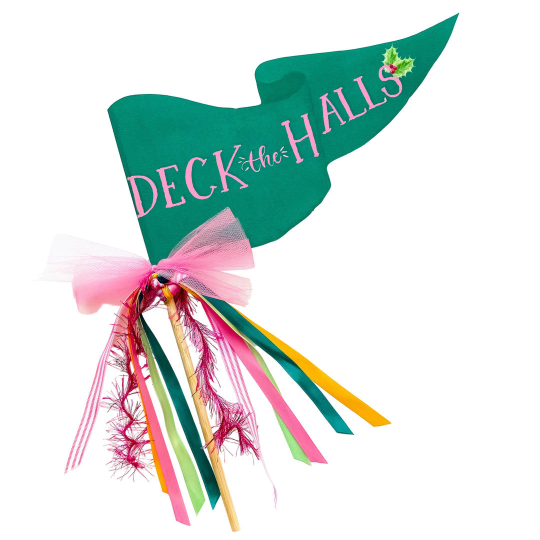 Deck the Halls Christmas Party Pennant