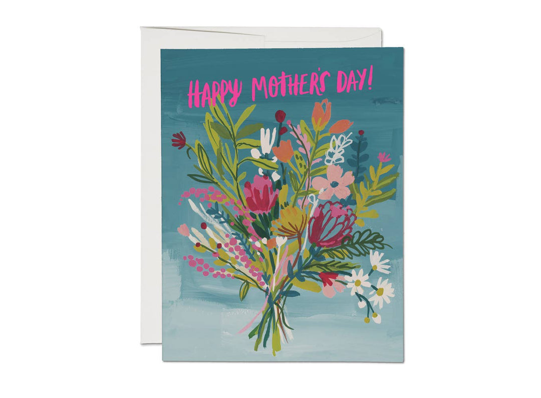 Neon Pink Mother Mother's Day Card