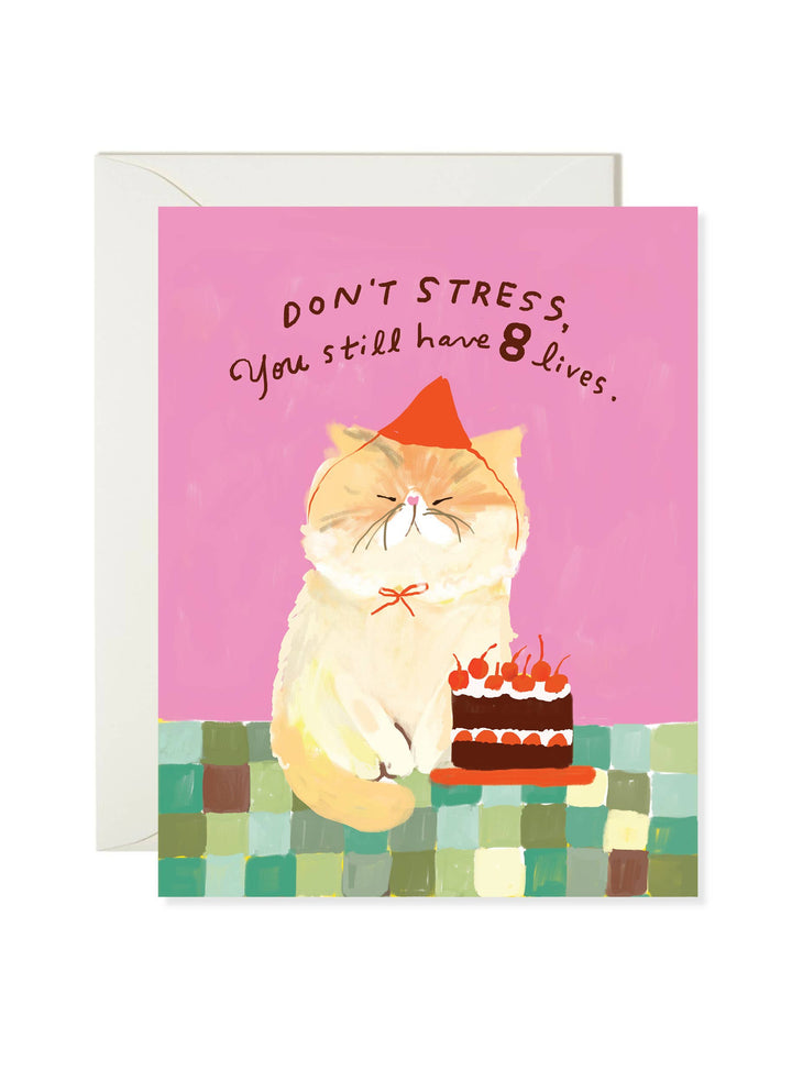 8 Lives Left Card
