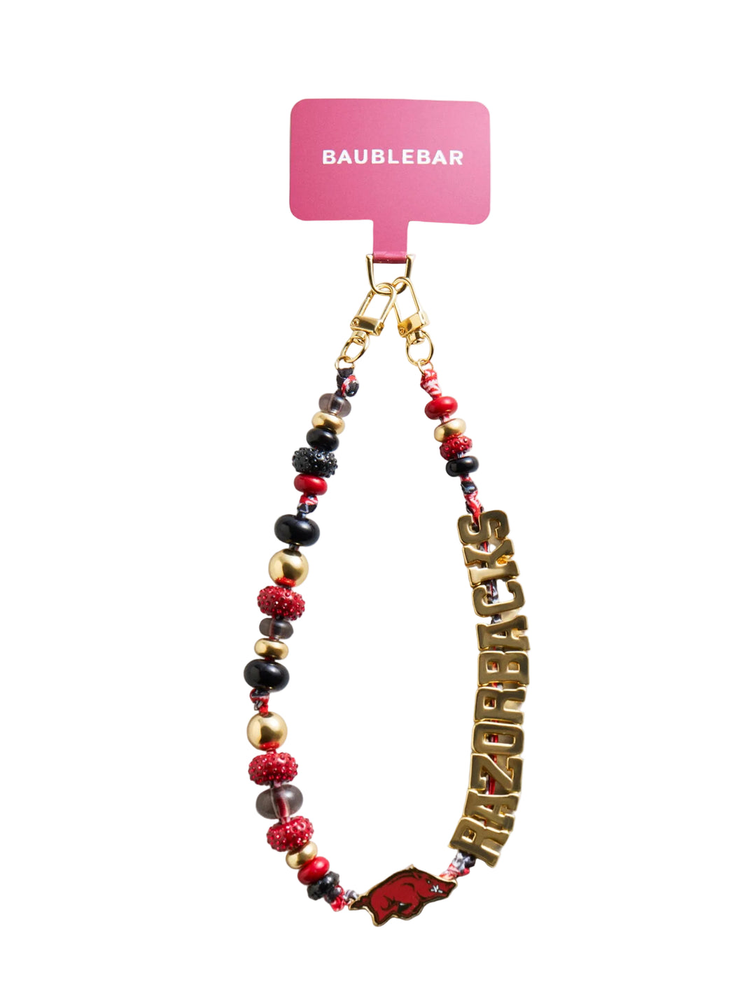 Arkansas Beaded Phone Strap