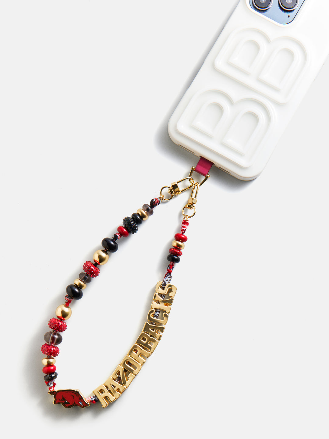 Arkansas Beaded Phone Strap