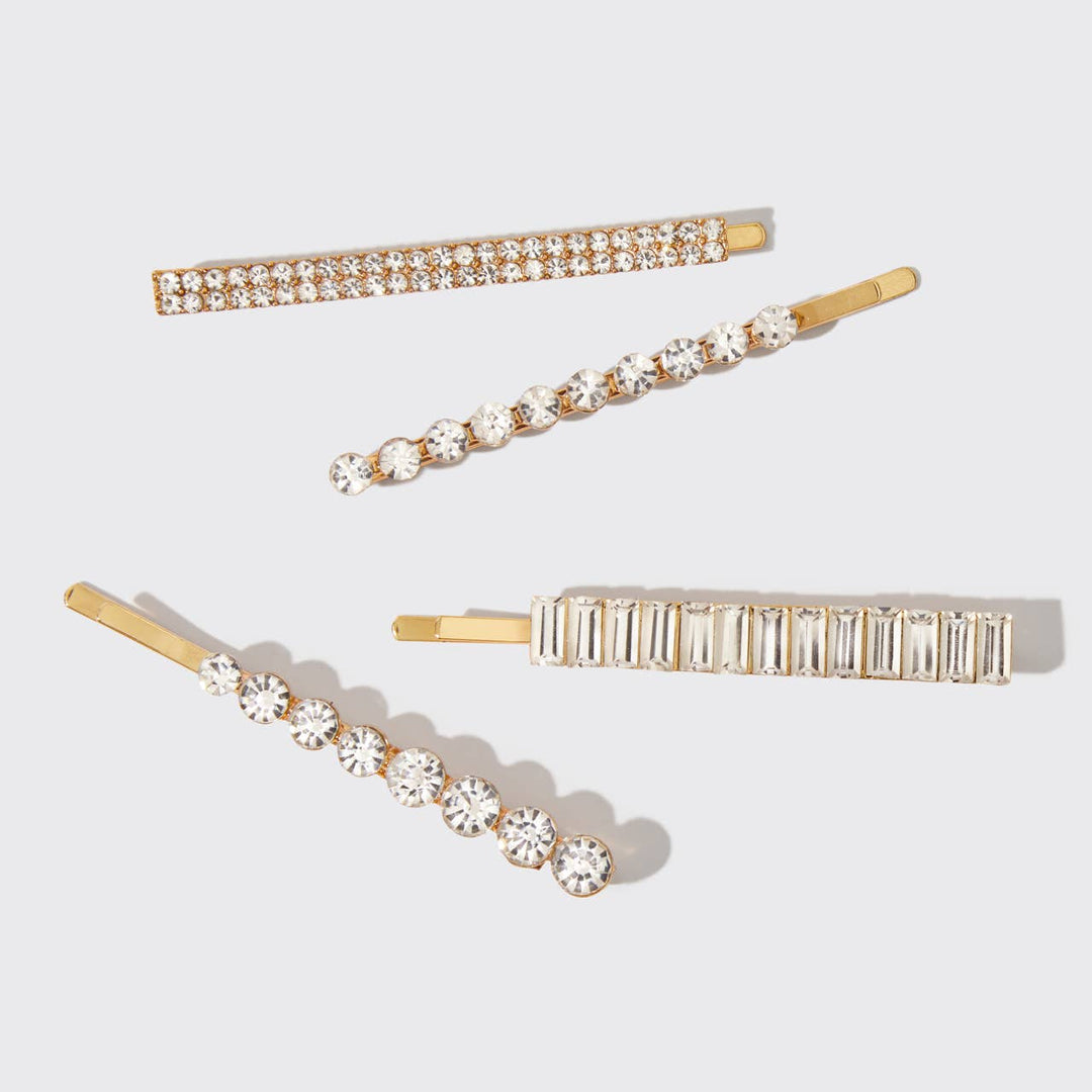 Holiday All Dressed up Rhinestone Bobby Pins