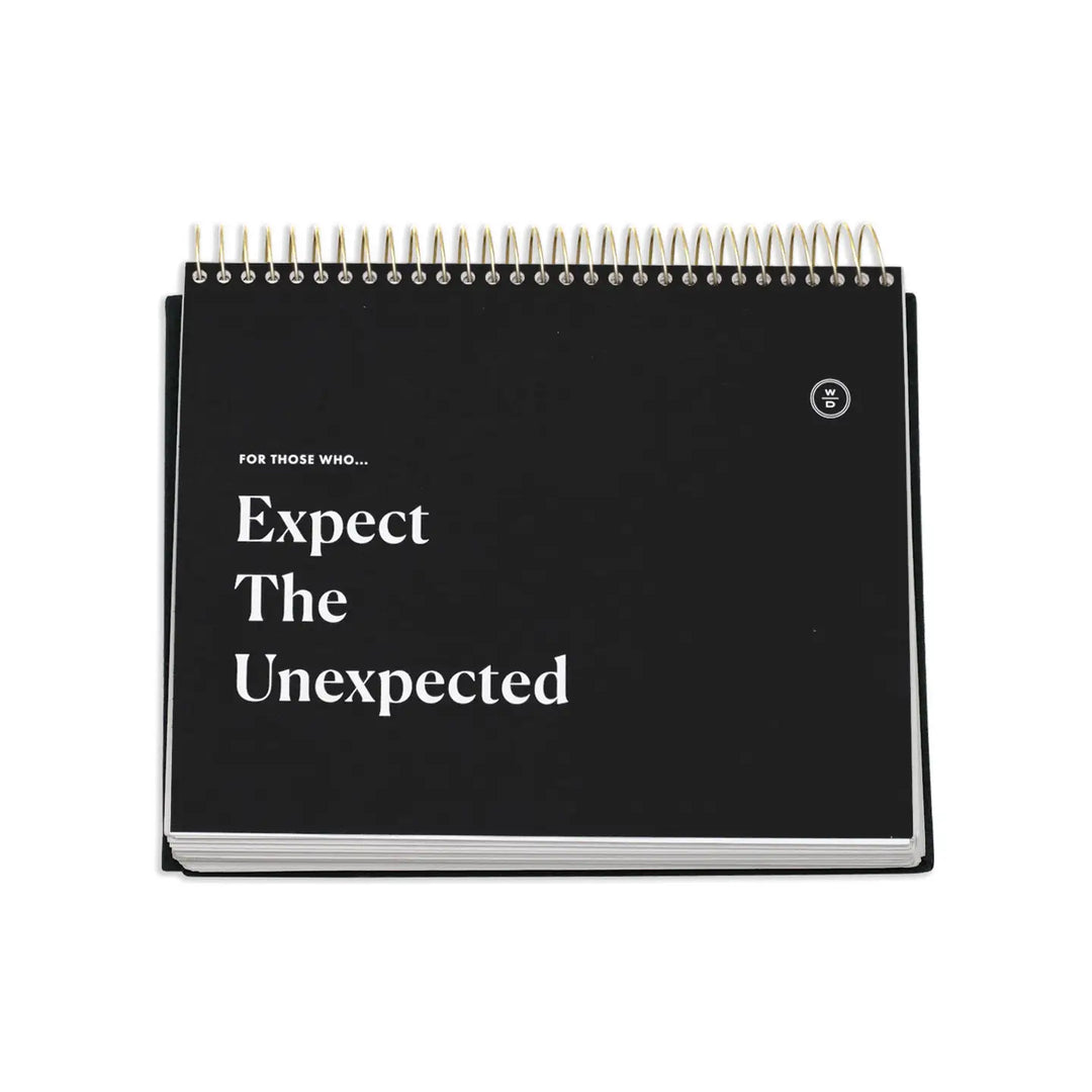Linen Stay On Track Desktop Notepad