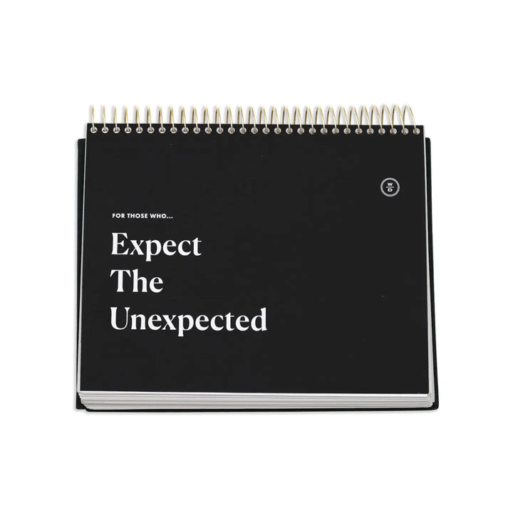 Linen Stay On Track Desktop Notepad