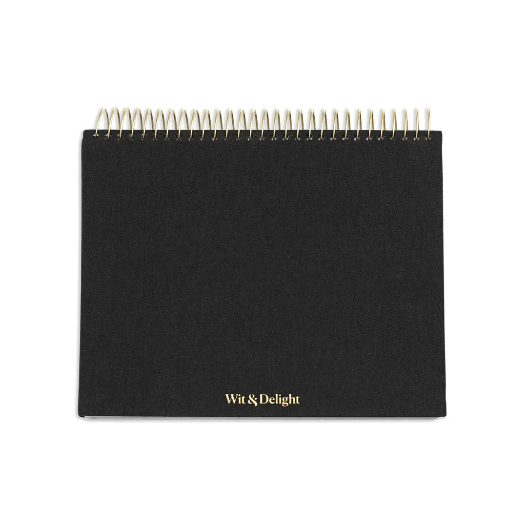 Linen Stay On Track Desktop Notepad