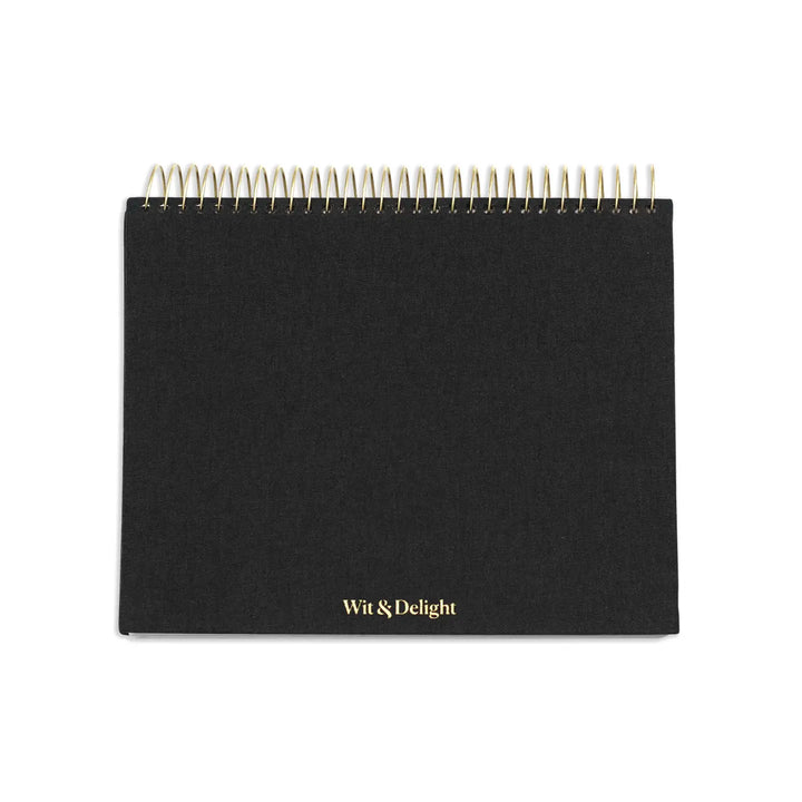 Linen Stay On Track Desktop Notepad