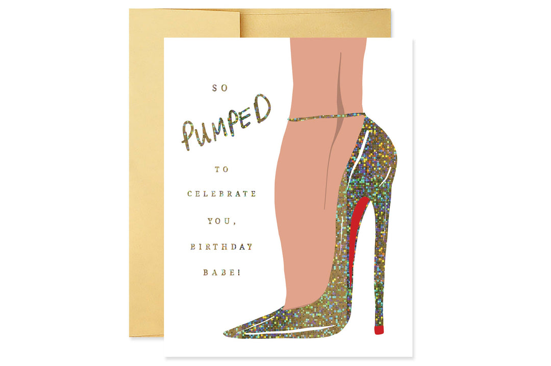 Pumped Birthday Card