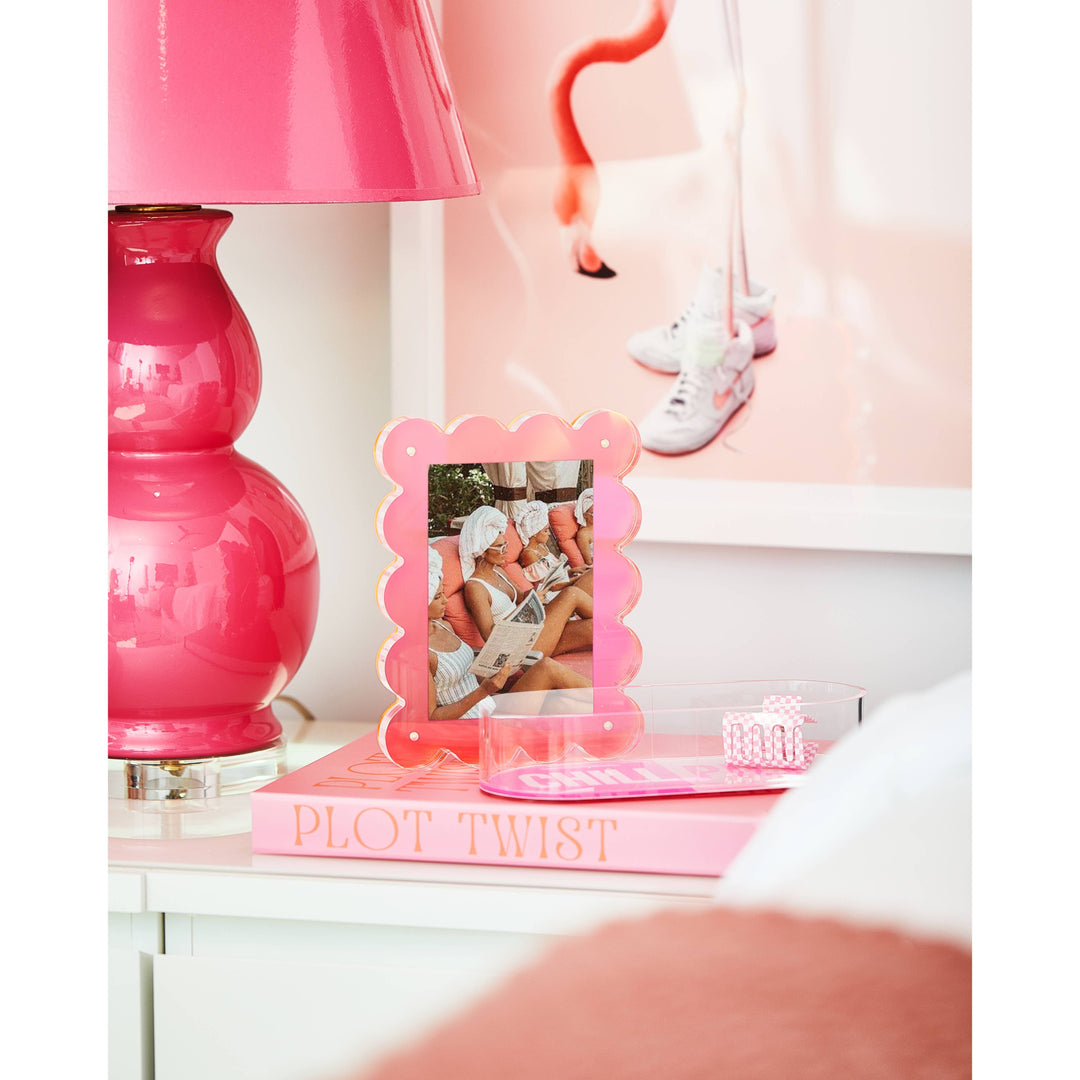 Neon Pink Acrylic Picture Frame