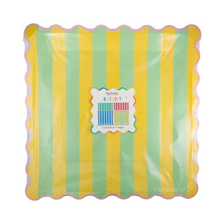 Striped Plate Set