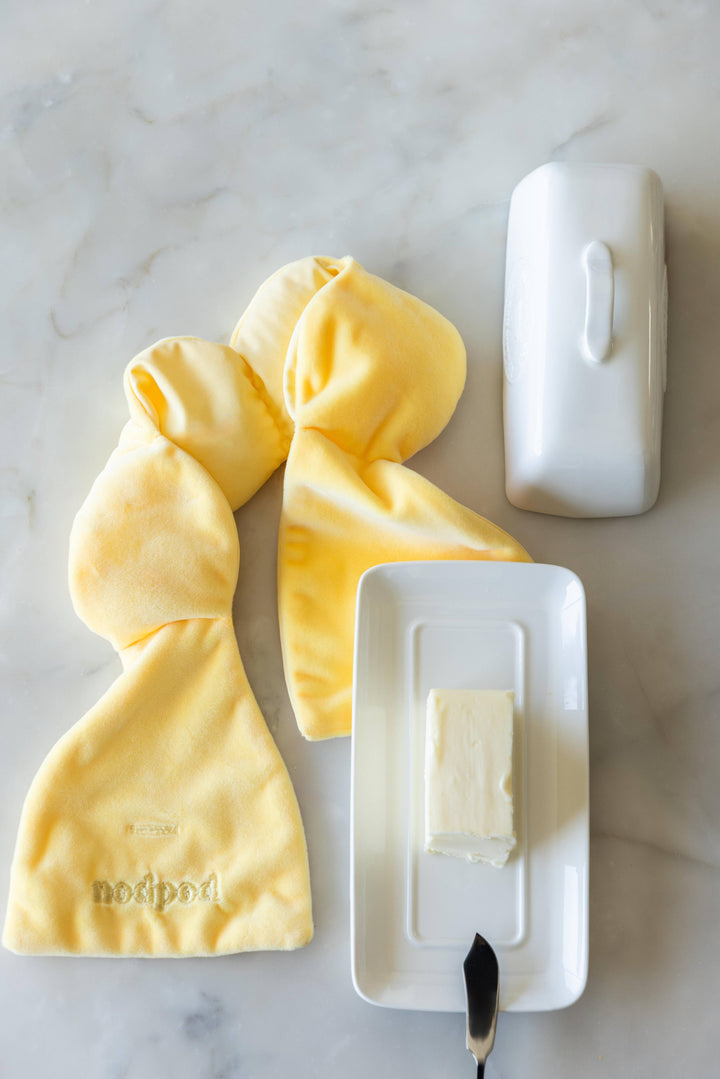 Butter Yellow Weighted Sleep Mask
