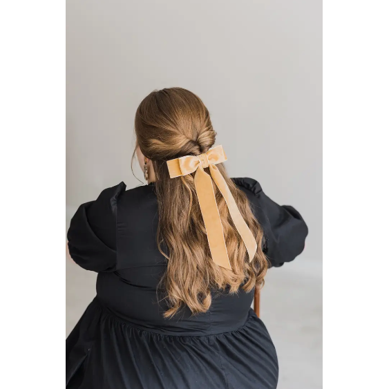 Long Bow Barrette: Red