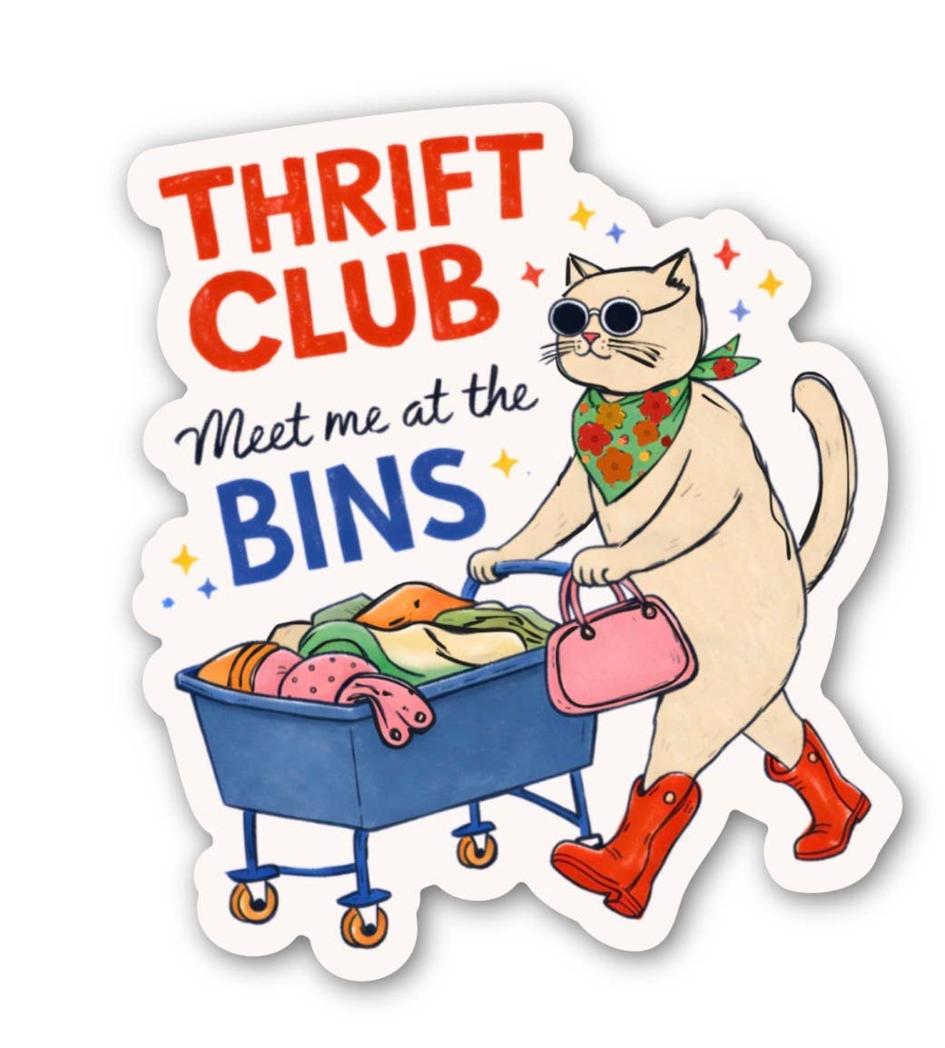 Thrift Club Sticker