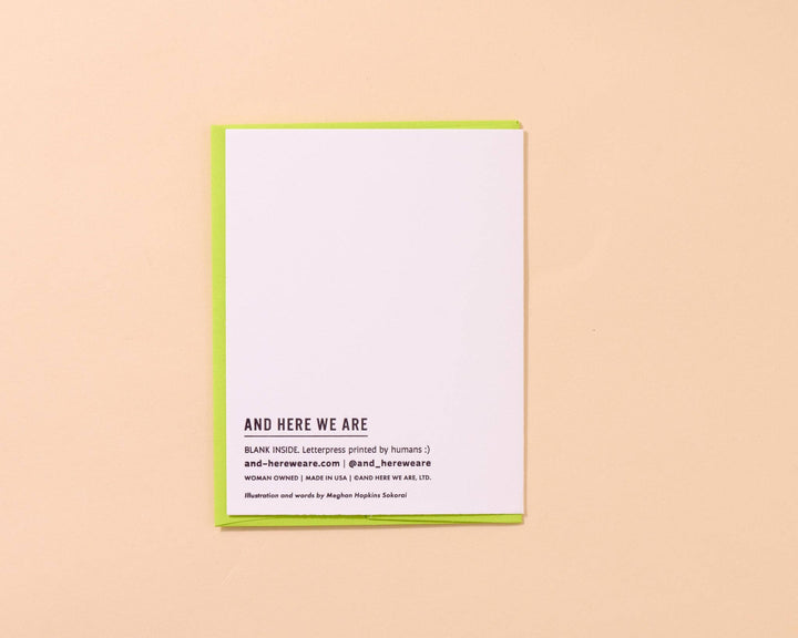 Mom Hair Postpartum Card