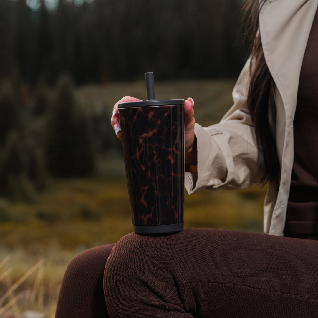 Mocha Tortoise Everyday Tumbler