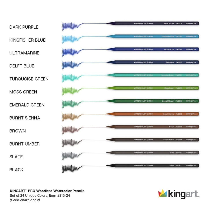 Woodless Watercolor Pencils