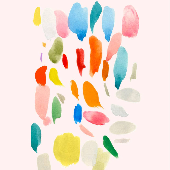 Birthday Paint Strokes Card