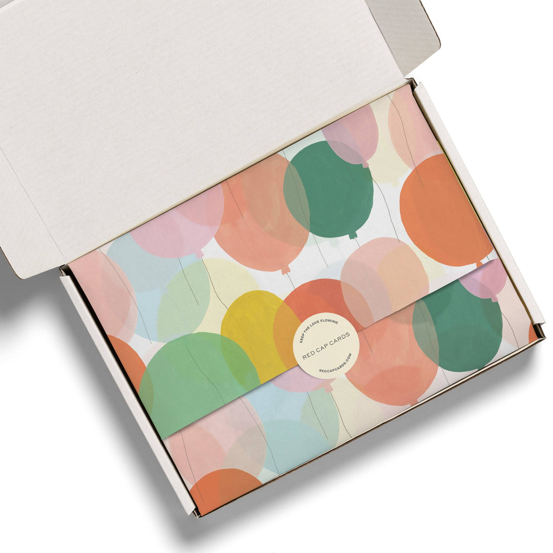 Birthday Balloons Tissue Paper