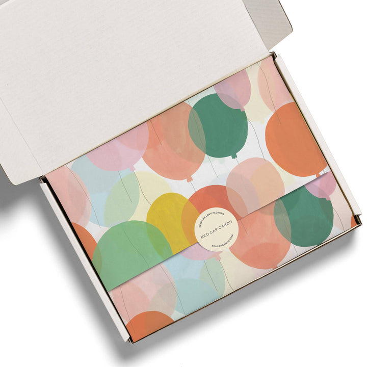Birthday Balloons Tissue Paper