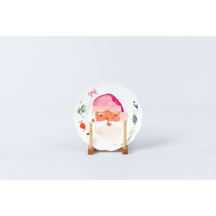 Melamine Santa Plate