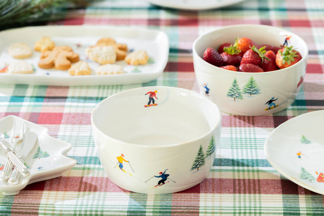 Winter Ski Slope  Bowl