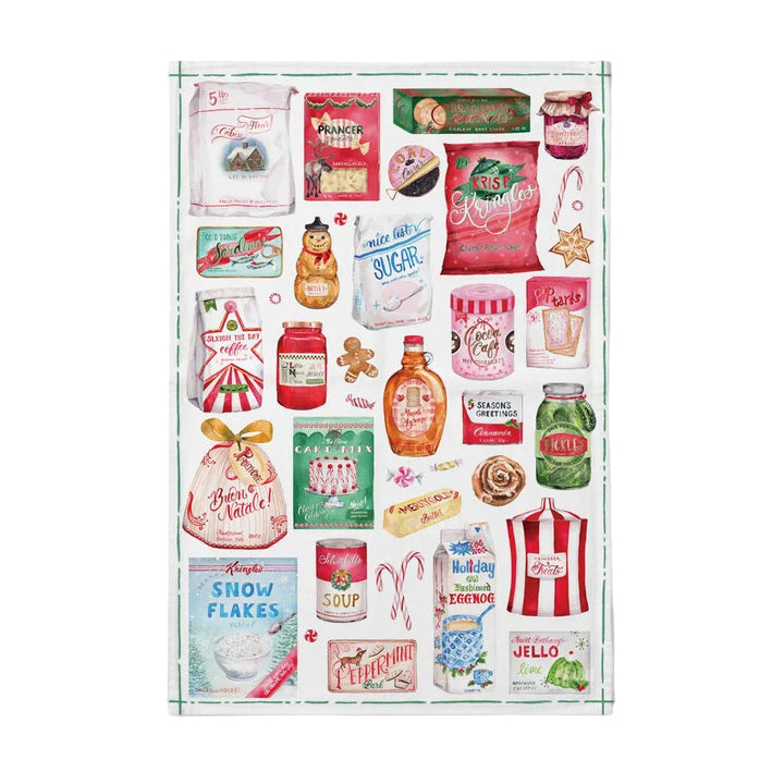 Santa's Pantry Tea Towel