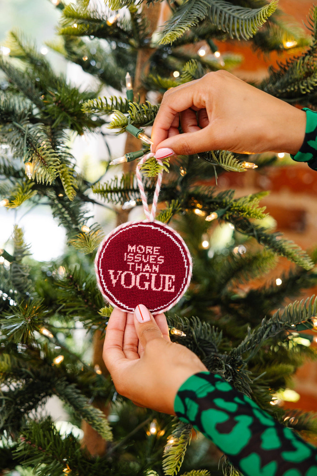 More Issues Needlepoint Ornament