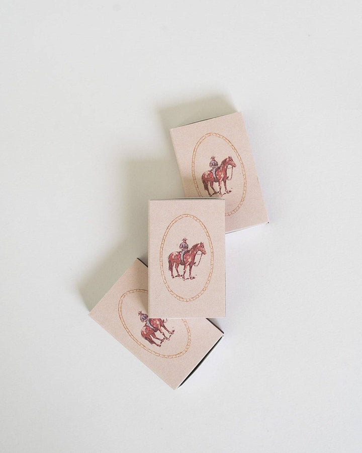 Western Cowboy Matchbox