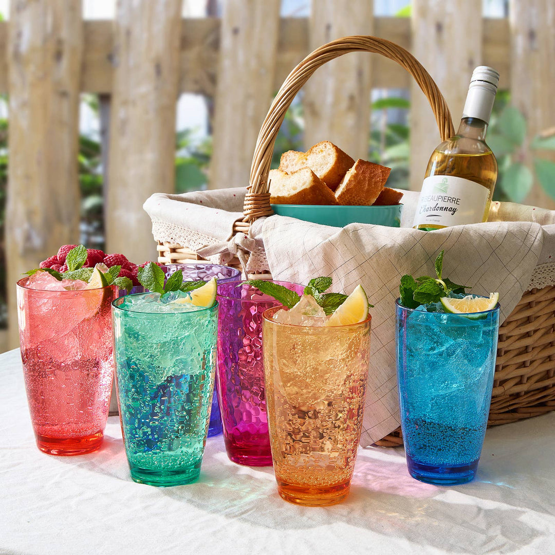 Classic Plastic Reusable Drinking Glasses