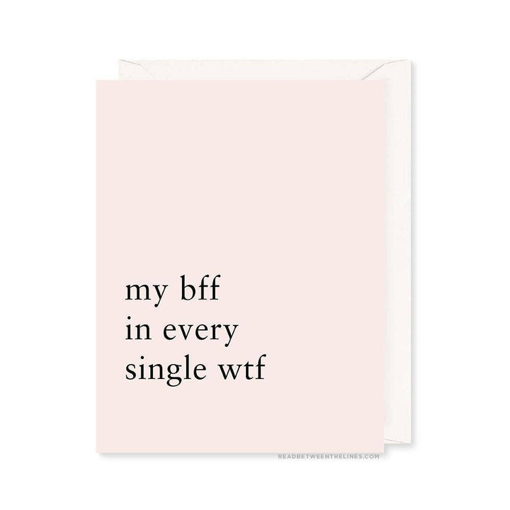 My BFF Card