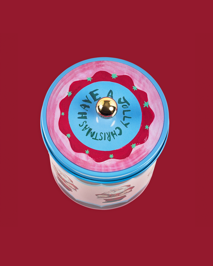 Jolly Santa Tin