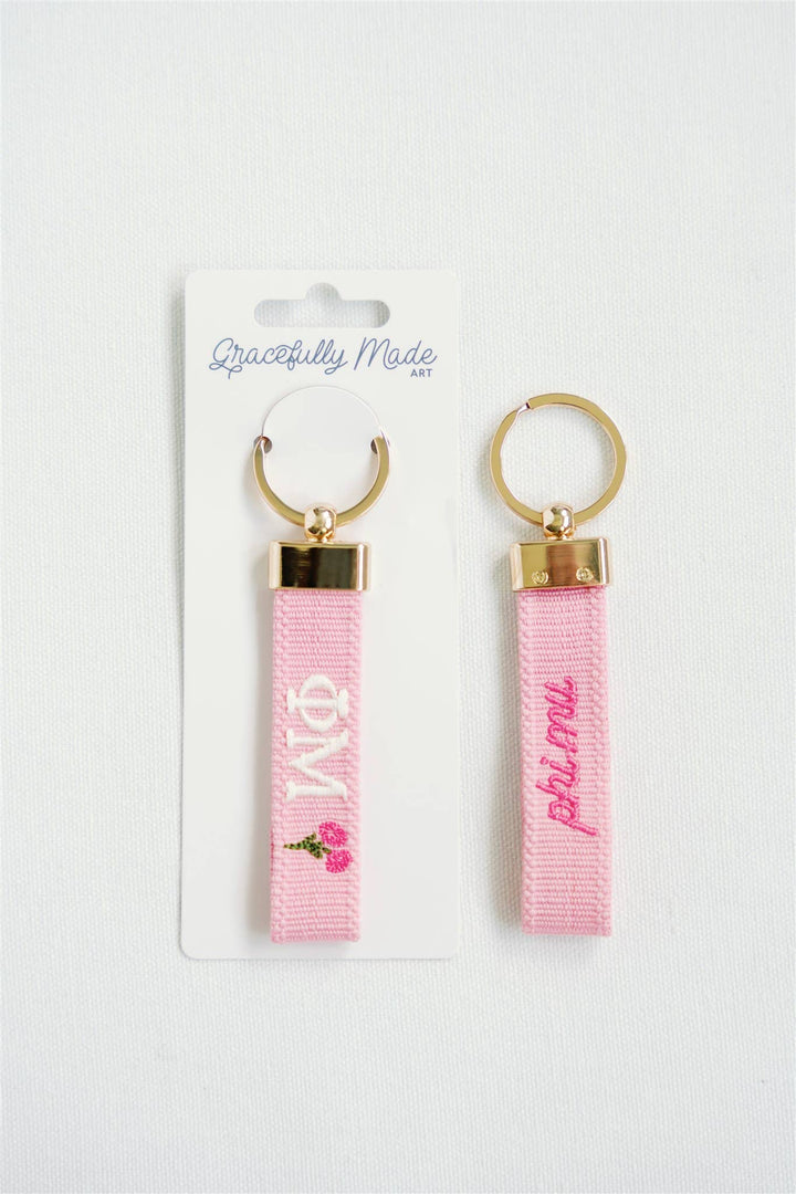 Phi Mu Keychain