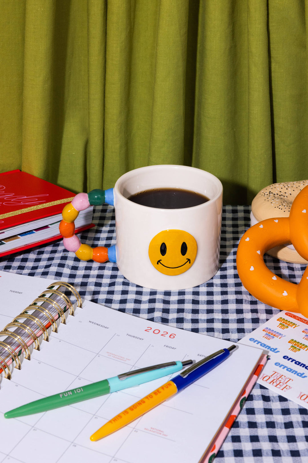 Smiley Face Novelty Ceramic Mug
