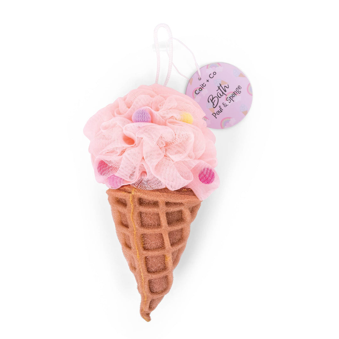 Ice Cream Bath Pouf & Sponge