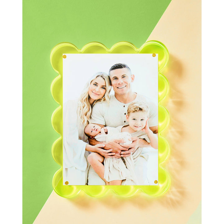 Neon Lime Acrylic Picture Frame