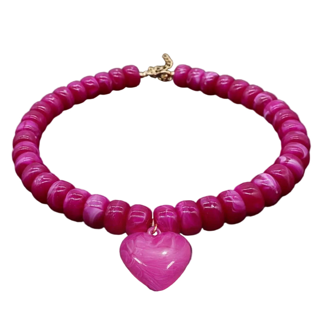 Heart Beaded Necklace